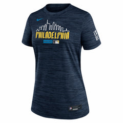 Philadelphia Phillies Women's Authentic Collection City Connect Velocity Dri-FIT T-Shirt Navy