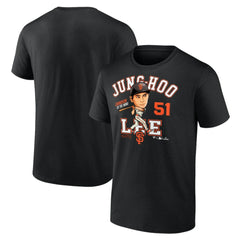 Jung Hoo Lee San Francisco Giants Hometown Caricature T-Shirt Black