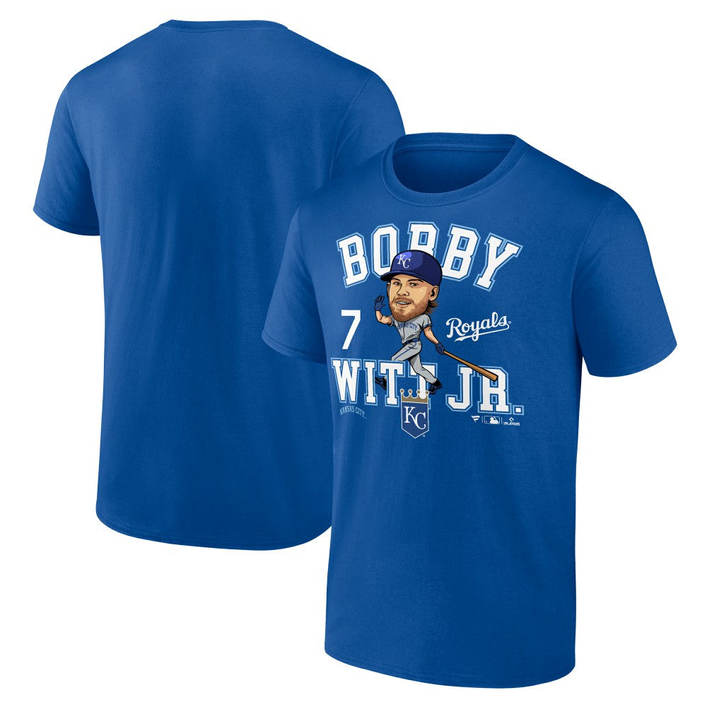 Bobby Witt Jr. Kansas City Royals Hometown Caricature T-Shirt Royal
