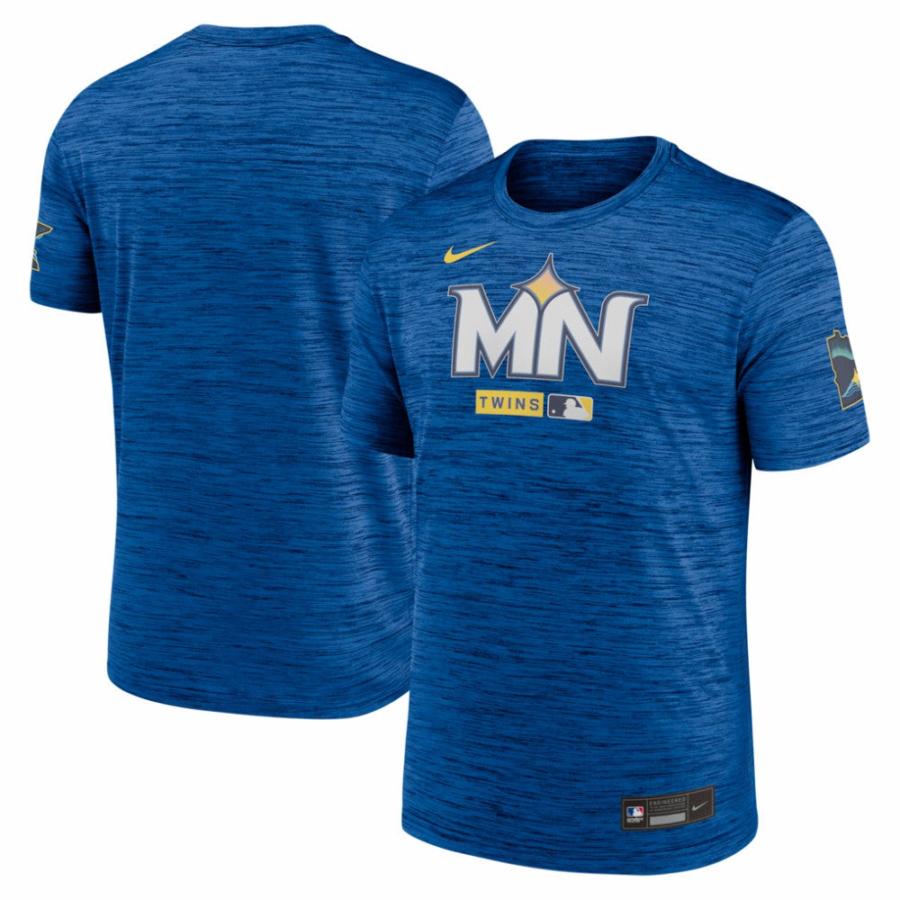 Minnesota Twins Authentic Collection City Connect Velocity Dri-FIT T-Shirt Royal