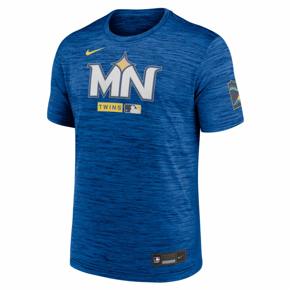 Minnesota Twins Authentic Collection City Connect Velocity Dri-FIT T-Shirt Royal