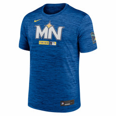 Minnesota Twins Authentic Collection City Connect Velocity Dri-FIT T-Shirt Royal