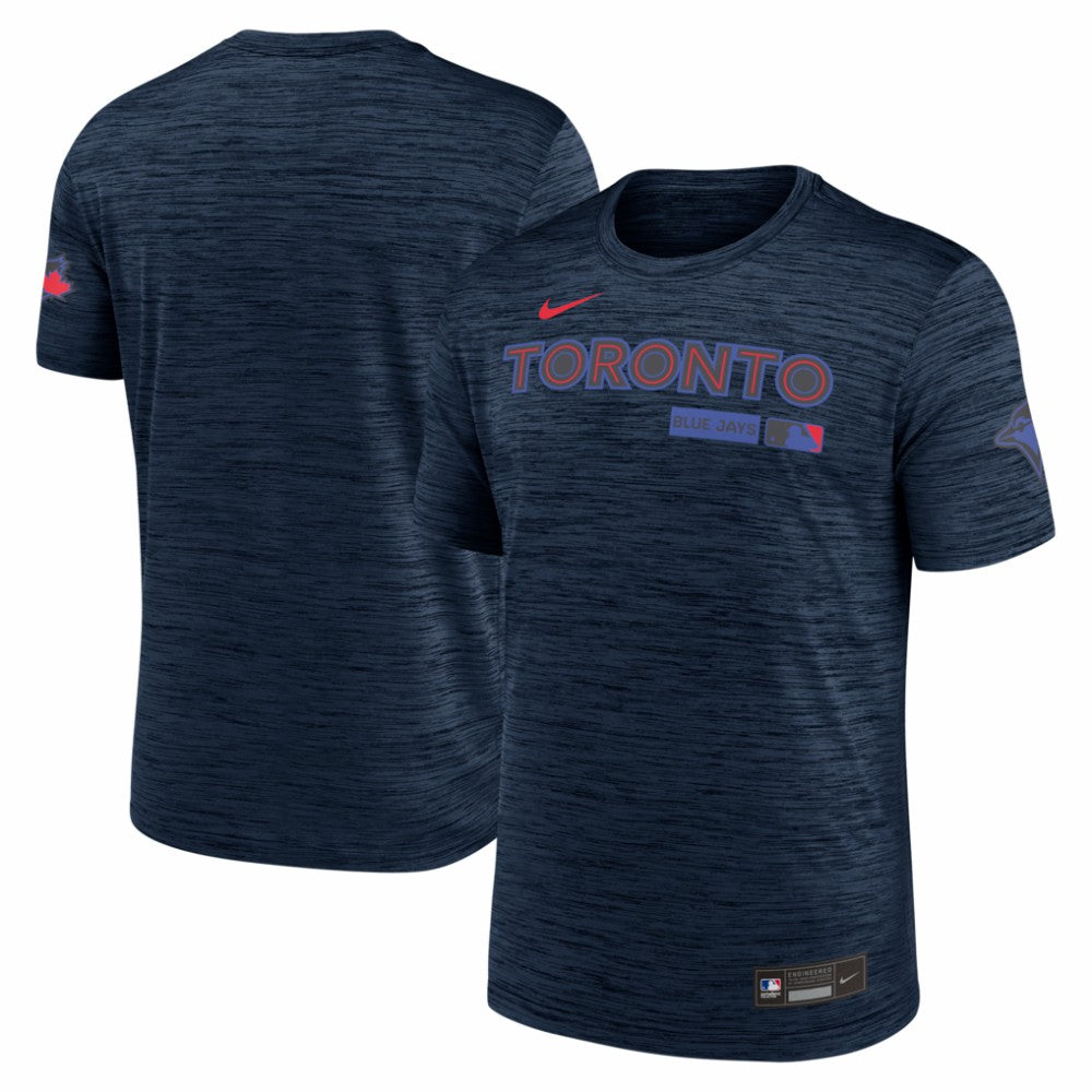 Toronto Blue Jays Authentic Collection City Connect Velocity Dri-FIT T-Shirt Navy