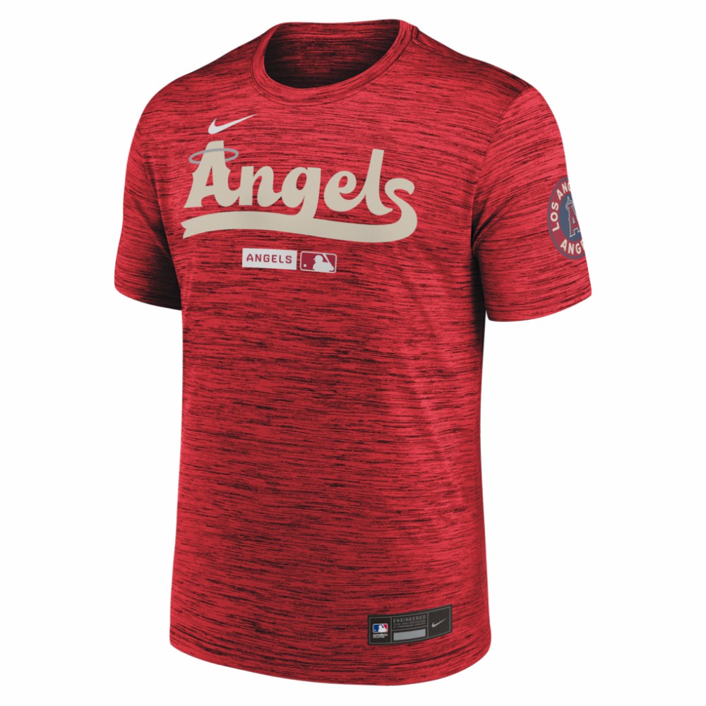 Los Angeles Angels Authentic Collection City Connect Velocity Dri-FIT T-Shirt Red