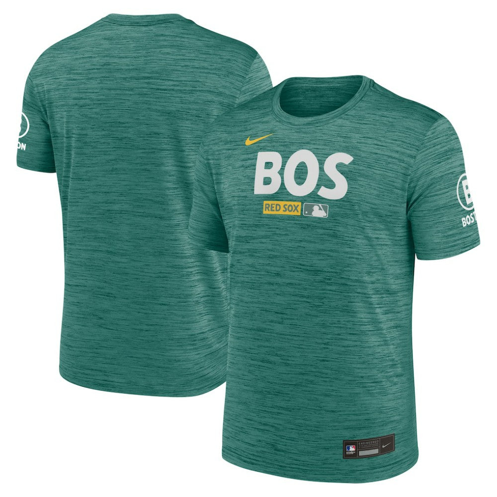 Boston Red Sox Authentic Collection City Connect Velocity Dri-FIT T-Shirt Green