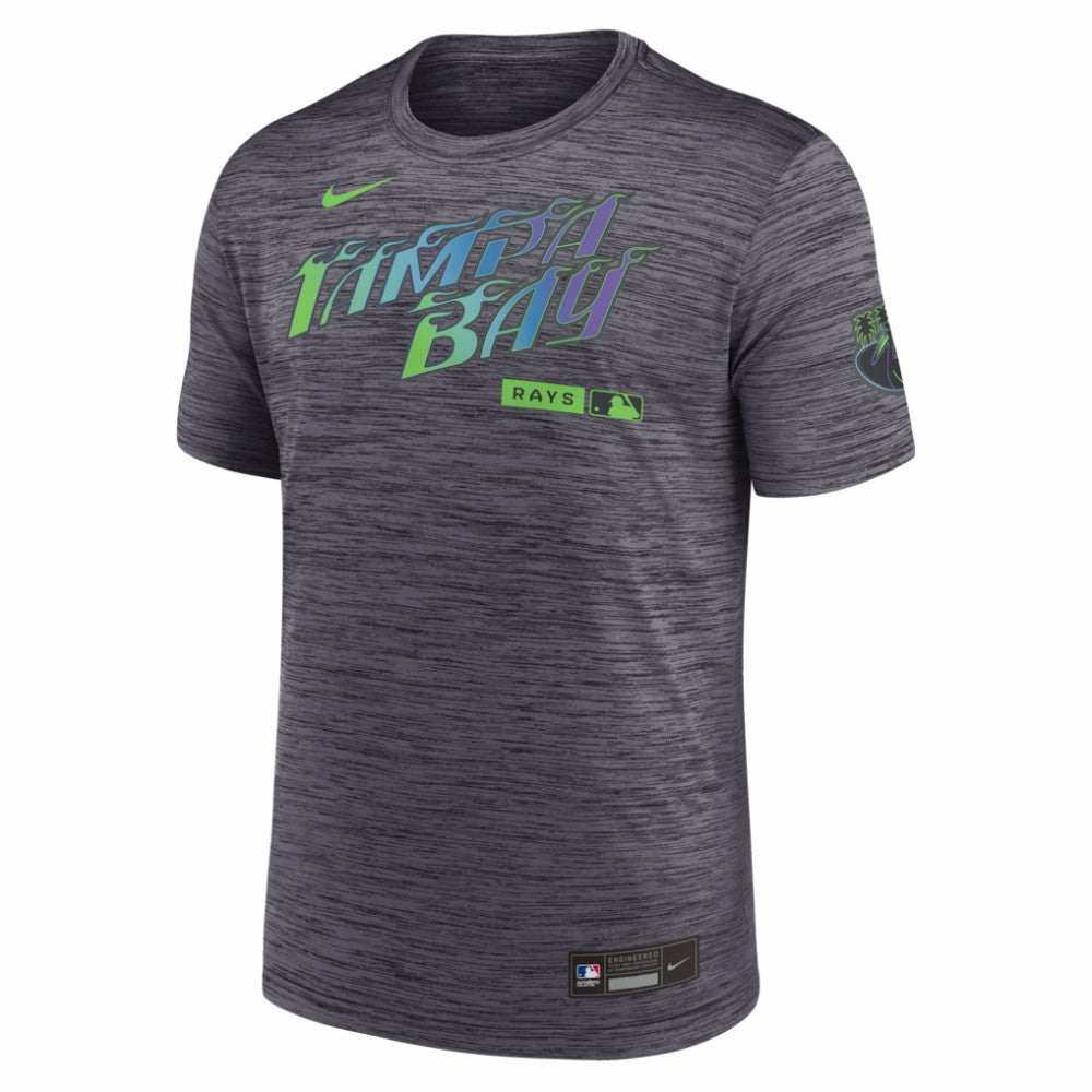 Tampa Bay Rays Authentic Collection City Connect Velocity Dri-FIT T-Shirt Black