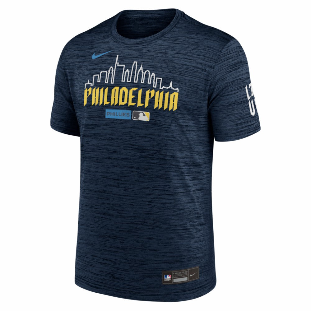 Philadelphia Phillies Authentic Collection City Connect Velocity Dri-FIT T-Shirt Navy