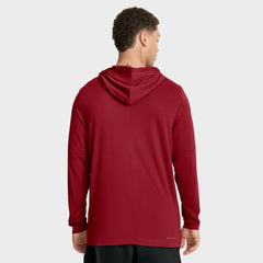 Cleveland Guardians City Connect Dri-FIT Long Sleeve Hooded T-Shirt Red