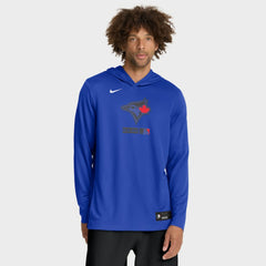 Toronto Blue Jays City Connect Dri-FIT Long Sleeve Hooded T-Shirt Royal