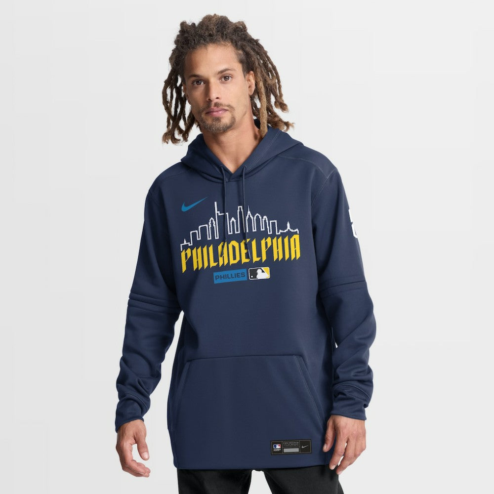 Philadelphia Phillies Authentic Collection City Connect Therma-FIT Hoodie Navy