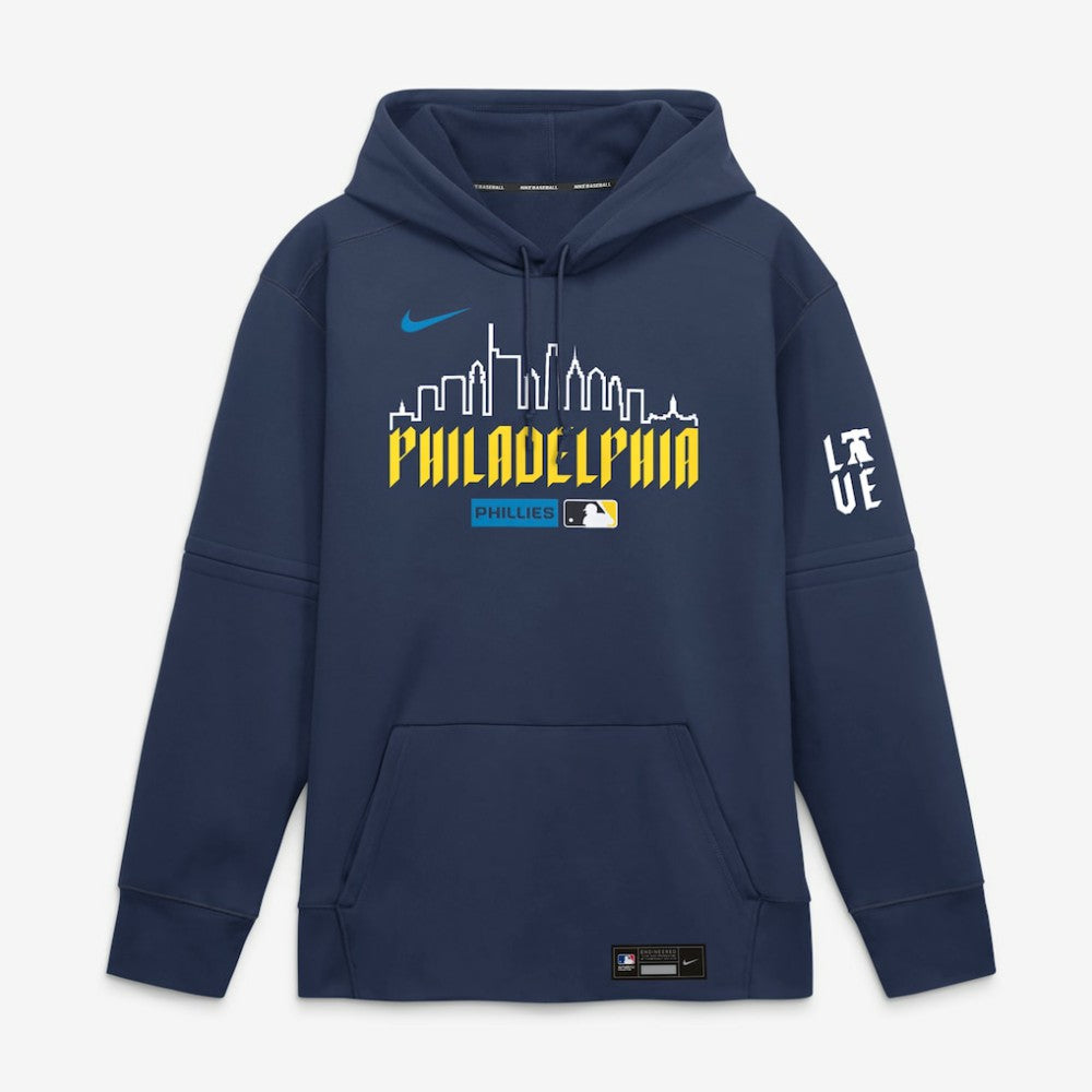 Philadelphia Phillies Authentic Collection City Connect Therma-FIT Hoodie Navy