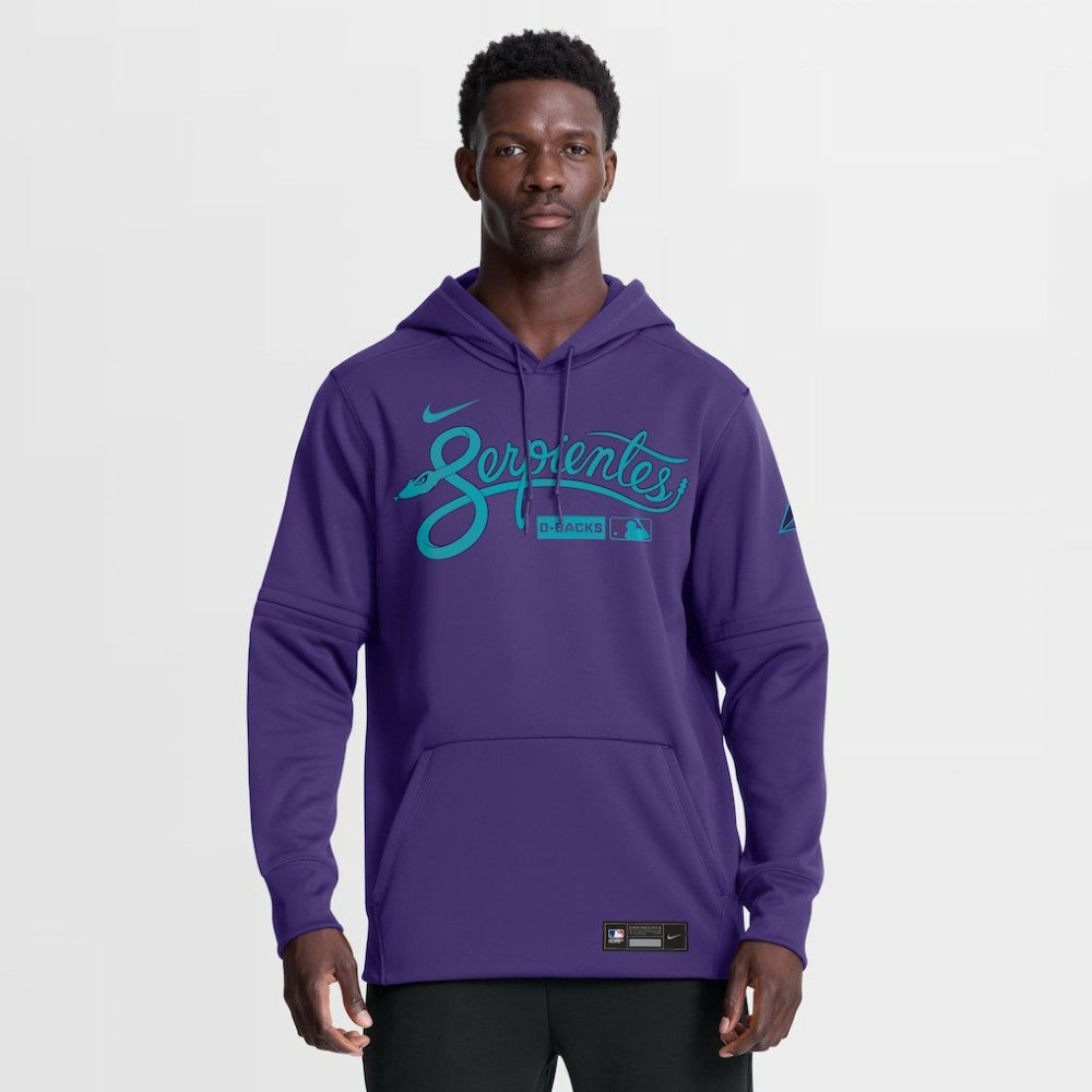 Arizona Diamondbacks Authentic Collection City Connect Therma-FIT Hoodie Purple