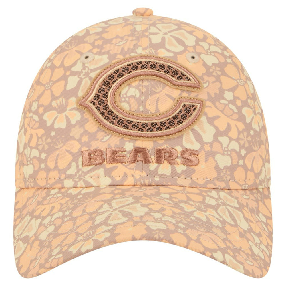 Chicago Bears New Era Women's Floral 9TWENTY Adjustable Hat - Tan sale