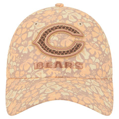 Chicago Bears New Era Women's Floral 9TWENTY Adjustable Hat - Tan sale