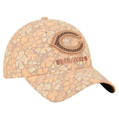 Chicago Bears New Era Women's Floral 9TWENTY Adjustable Hat - Tan sale