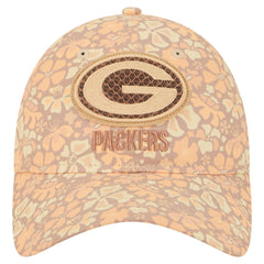 Green Bay Packers New Era Women's Floral 9TWENTY Adjustable Hat - Tan online