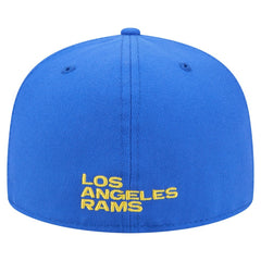 Los Angeles Rams New Era Overlap Wordmark 59FIFTY Fitted Hat - Royal cheap