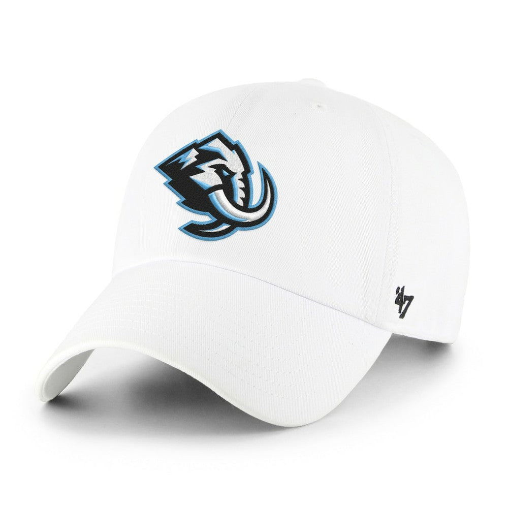 Utah Mammoth '47 Clean Up Adjustable Hat - White Hats