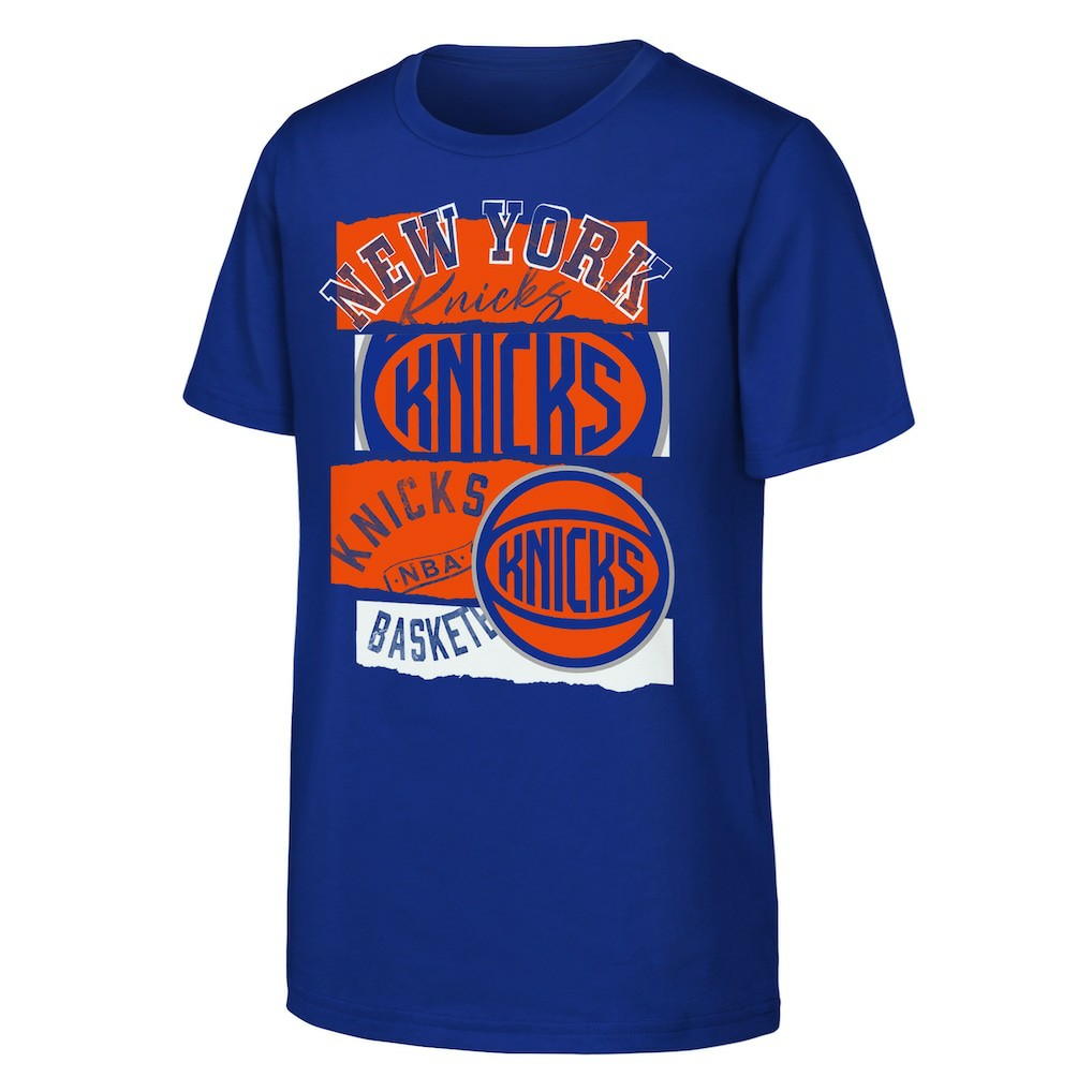 New York Knicks Outerstuff Youth In the Paint Alternate Logo T-Shirt - Blue discount