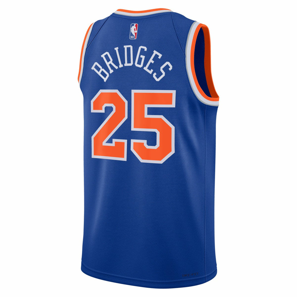 Mikal Bridges New York Knicks Unisex Swingman Jersey - Icon Edition - Blue on sale