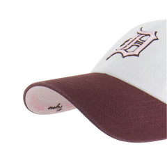Detroit Tigers Unisex Love Letter Clean Up Adjustable Hat Stone/Burgundy