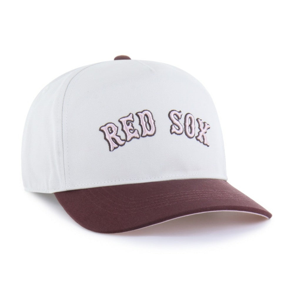 Boston Red Sox Unisex Love Letter Adjustable Hitch Hat Stone/Burgundy