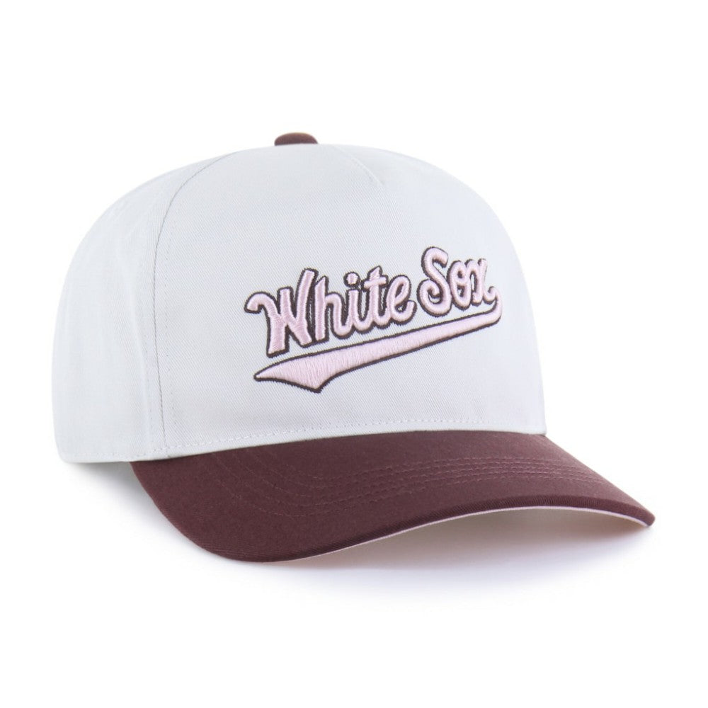 Chicago White Sox Unisex Love Letter Adjustable Hitch Hat Stone/Burgundy
