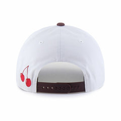 New York Mets Unisex Love Letter Adjustable Hitch Hat Stone/Burgundy