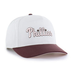 Philadelphia Phillies Unisex Love Letter Adjustable Hitch Hat Stone/Burgundy
