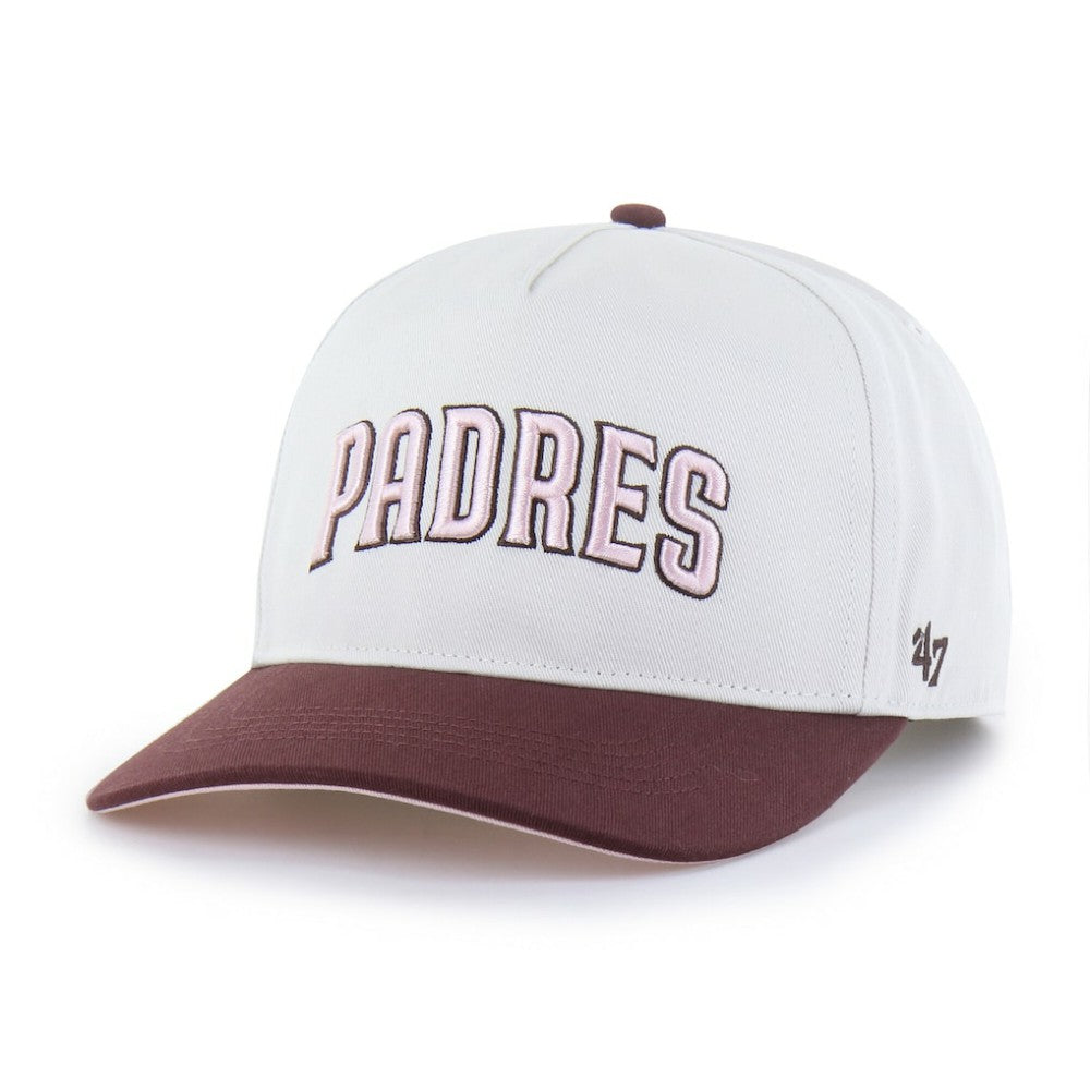 San Diego Padres Unisex Love Letter Adjustable Hitch Hat Stone/Burgundy