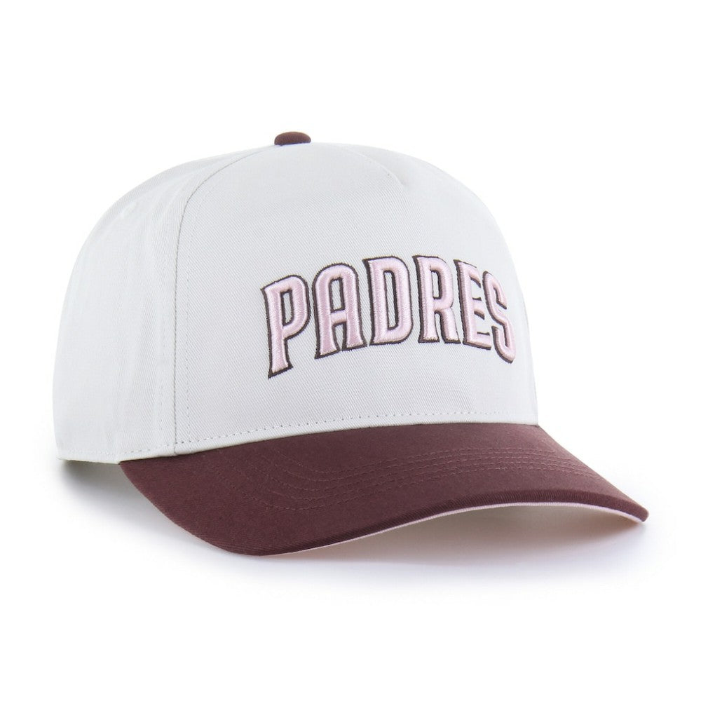 San Diego Padres Unisex Love Letter Adjustable Hitch Hat Stone/Burgundy