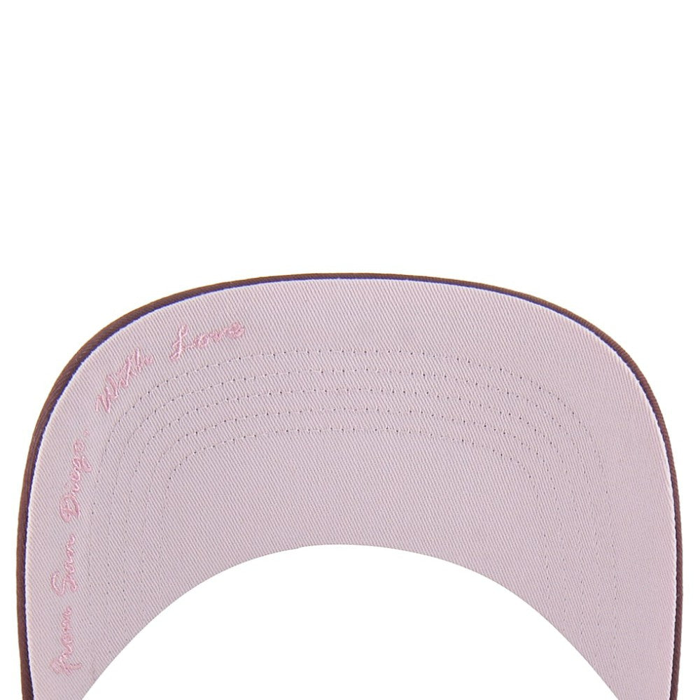 San Diego Padres Unisex Love Letter Adjustable Hitch Hat Stone/Burgundy