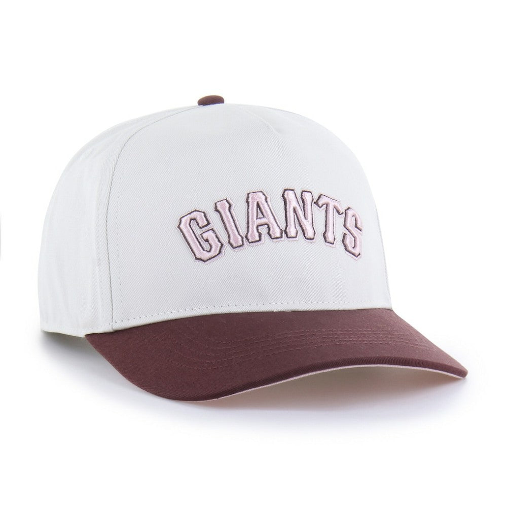 San Francisco Giants Unisex Love Letter Adjustable Hitch Hat Stone/Burgundy