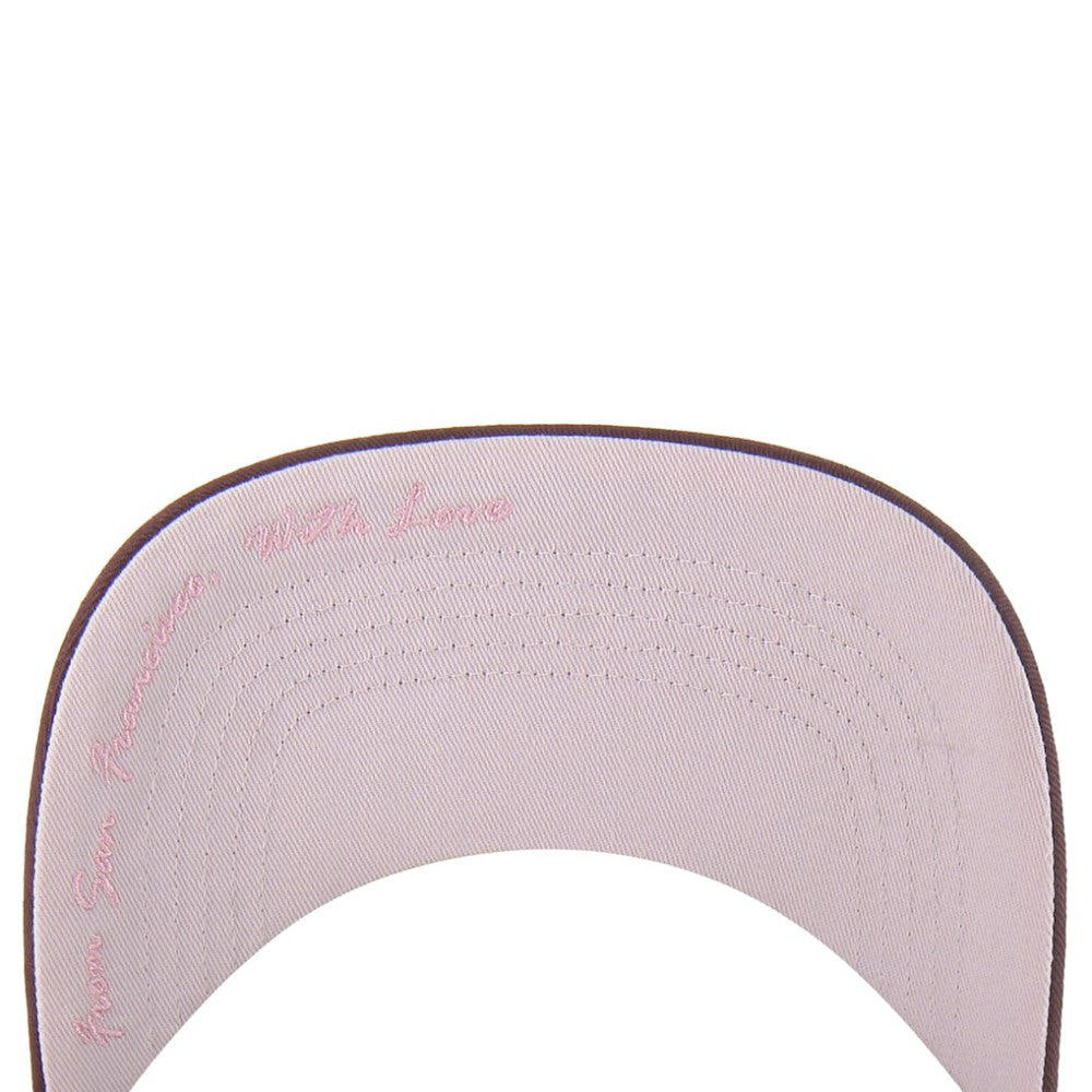San Francisco Giants Unisex Love Letter Adjustable Hitch Hat Stone/Burgundy