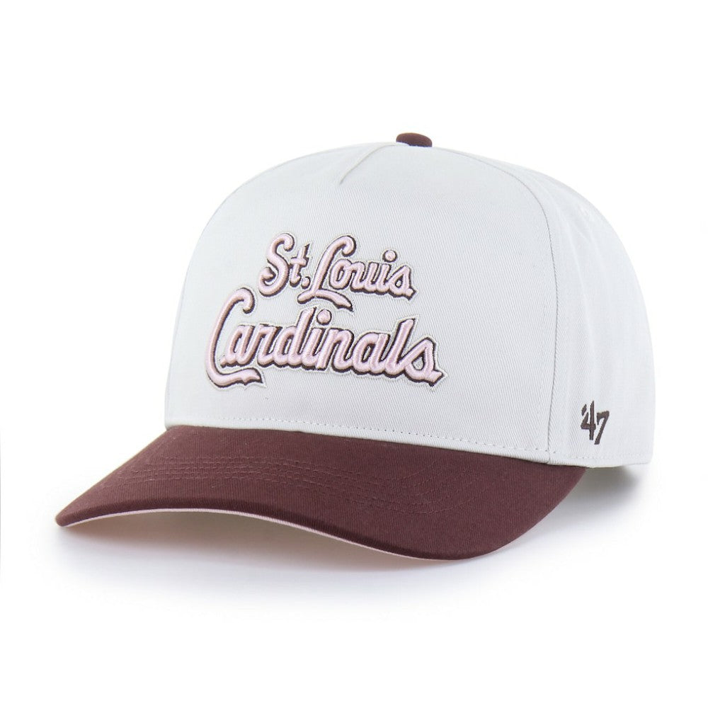 St. Louis Cardinals Unisex Love Letter Adjustable Hitch Hat Stone/Burgundy