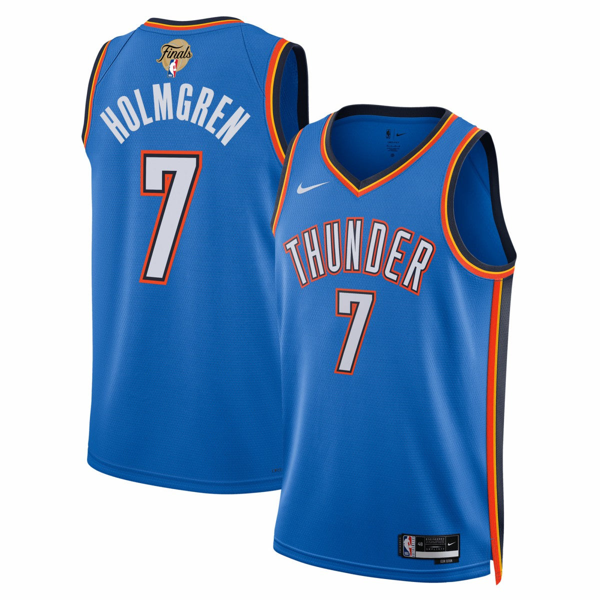 Chet Holmgren Oklahoma City Thunder Unisex 2025 NBA Finals Swingman Jersey - Icon Edition - Blue cheap