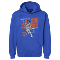 Jalen Brunson New York Knicks 500 Level Slant Pullover Hoodie - Blue on sale