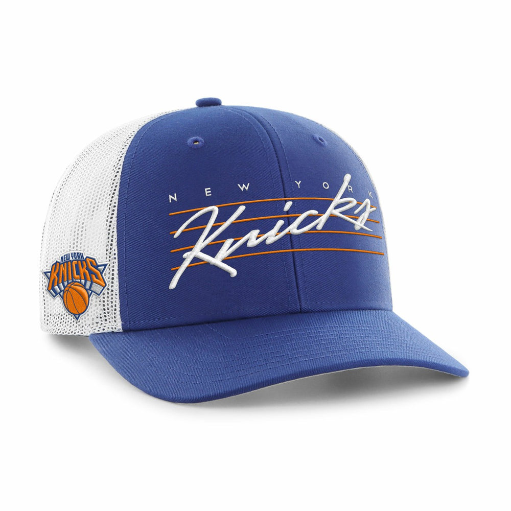 New York Knicks '47 Downburst Trucker Adjustable Hat - Blue sale