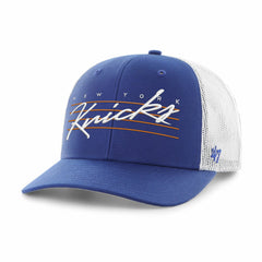 New York Knicks '47 Downburst Trucker Adjustable Hat - Blue sale