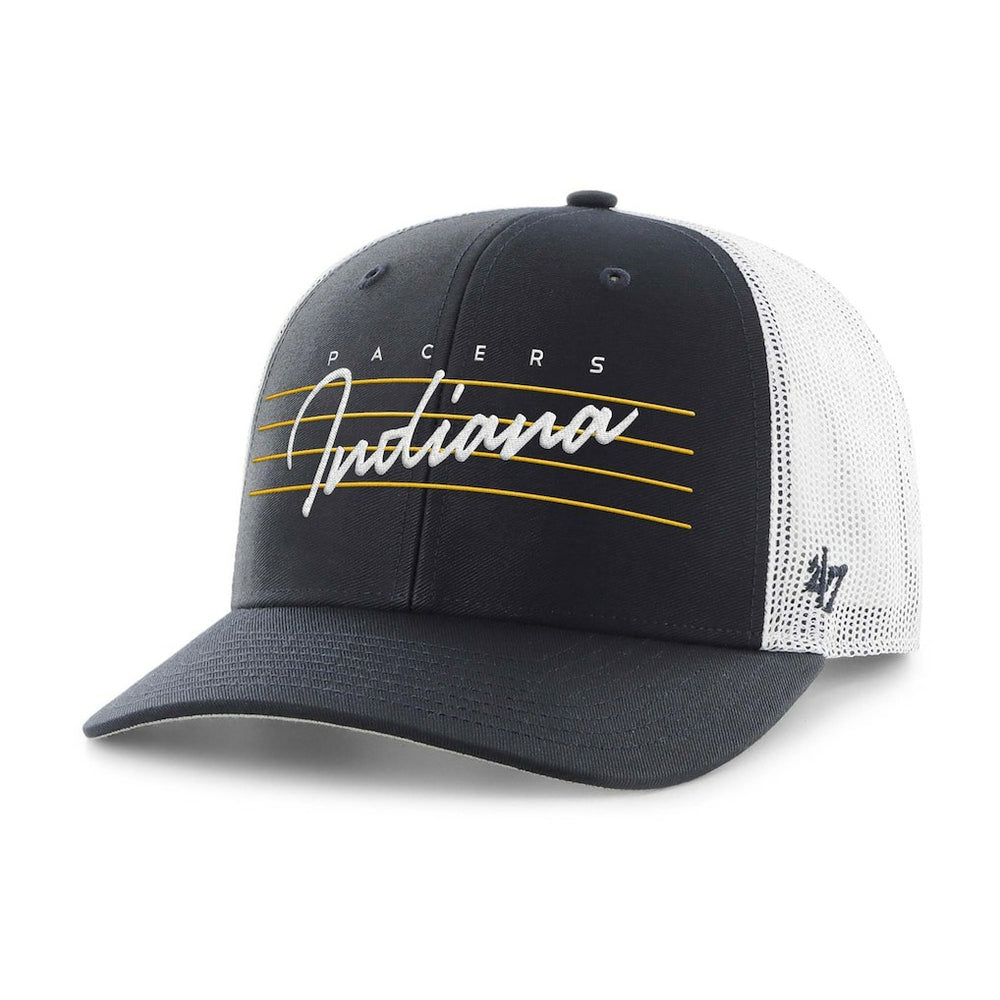 Indiana Pacers '47 Downburst Trucker Adjustable Hat - Navy outlet
