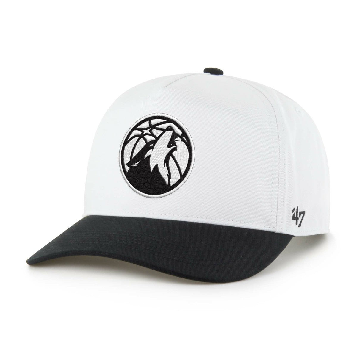 Minnesota Timberwolves '47 Black & White Hitch Adjustable Hat for sale