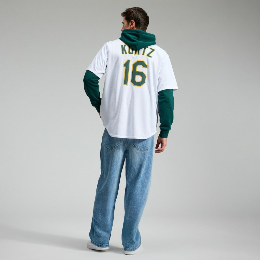 Nick Kurtz Athletics Home Replica Player Jersey White