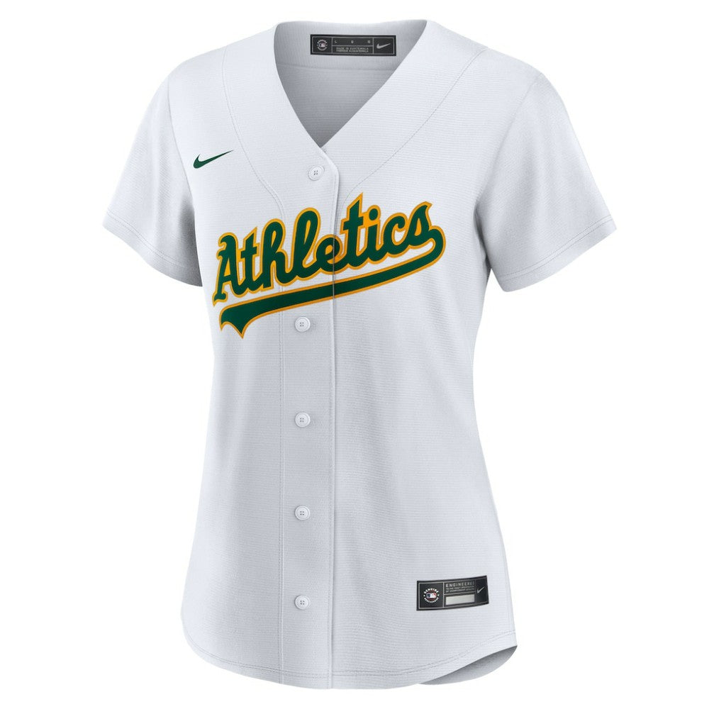Nick Kurtz Athletics Women's Home Replica Player Jersey White
