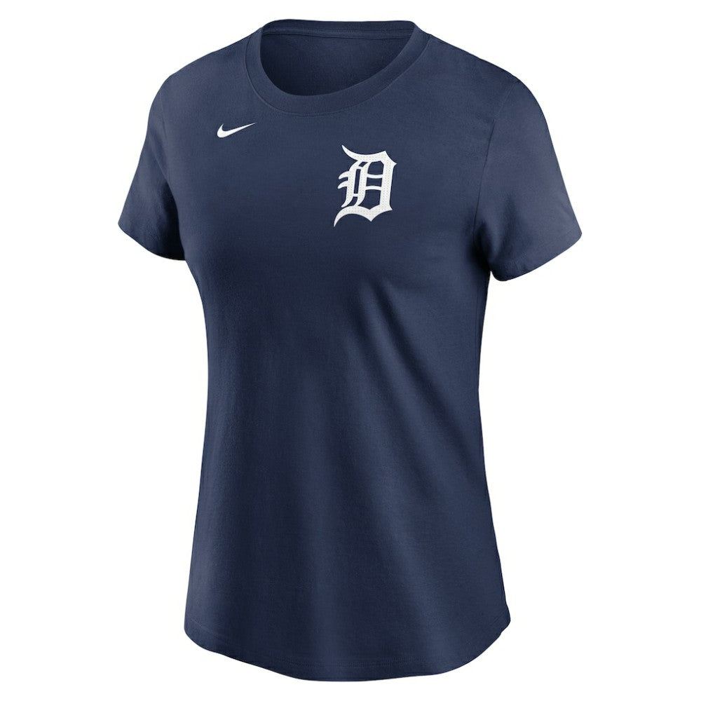 Riley Greene Detroit Tigers Women's Cooperstown Collection Fuse Name & Number T-Shirt Navy