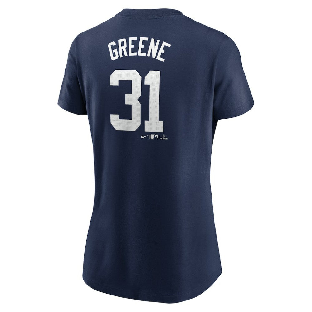 Riley Greene Detroit Tigers Women's Cooperstown Collection Fuse Name & Number T-Shirt Navy