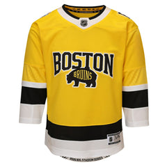 Boston Bruins Outerstuff Youth 2026 Stadium Series Premier Jersey - Gold Jerseys