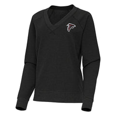 Atlanta Falcons Antigua Women's Varsity Tri-Blend V-Neck Long Sleeve T-Shirt - Heather Black online
