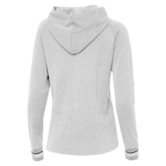 Los Angeles Chargers Antigua Women's Trek Raglan Pullover Hoodie - Heather Gray outlet