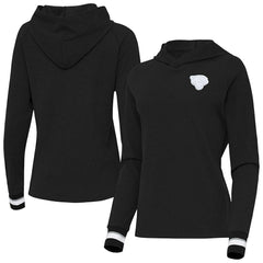Jacksonville Jaguars Antigua Women's Trek Raglan Pullover Hoodie - Black online