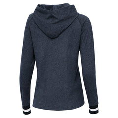 Chicago Bears Antigua Women's Trek Raglan Pullover Hoodie - Heather Navy sale